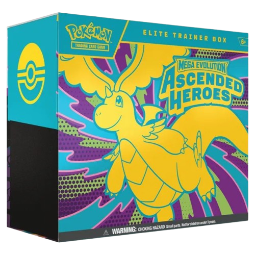 Pokemon - Mega Evolution - Ascended Heroes - Elite Trainer Box 20/02/26 Release Date