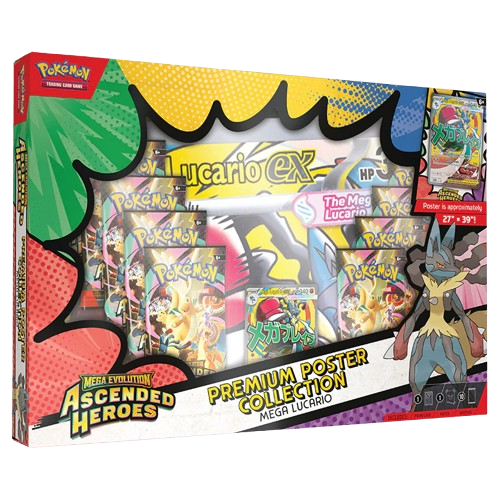 Pokemon - Mega Evolution - Ascended Heroes - Premium Poster Collection - Mega Lucario 20/04/26